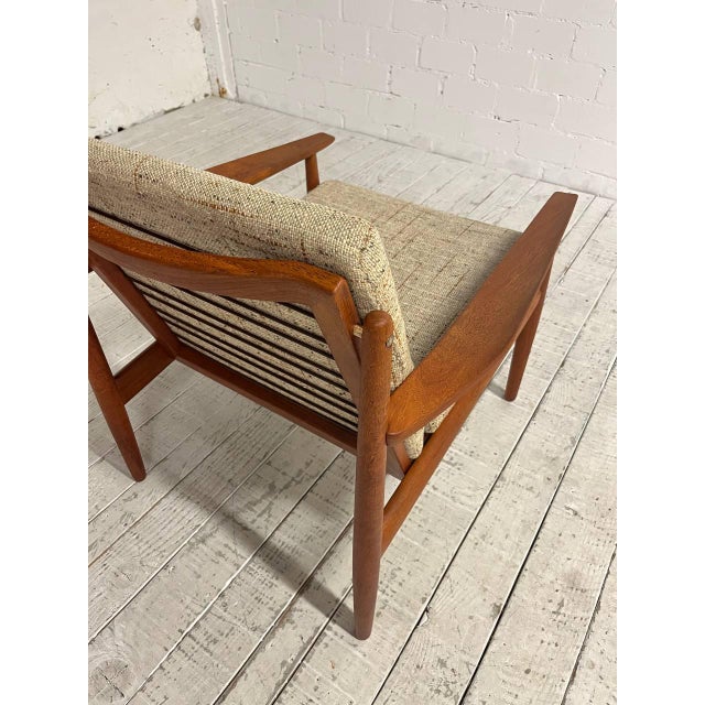 Wood Teak Easy Chair from Glostrup, Denmark For Sale - Image 7 of 10