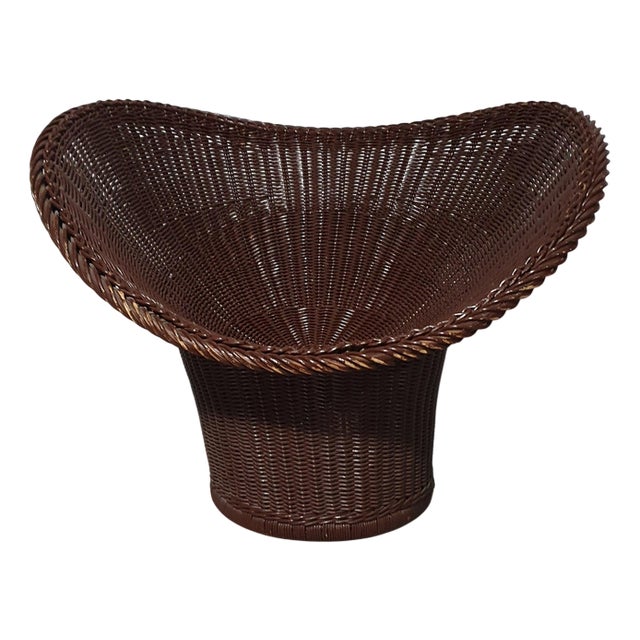 Wicker Model E20 Chair by Egon Eiermann for Heinrich Murmann, 1957 For Sale