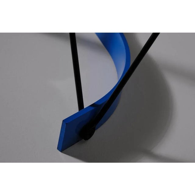 Metal Set of Sculptural Metal Side Chairs, 1980s For Sale - Image 7 of 10