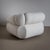 20th Century Pair of White Lounge Chairs by Adriano Piazzesi, Italy For Sale - Image 4 of 9