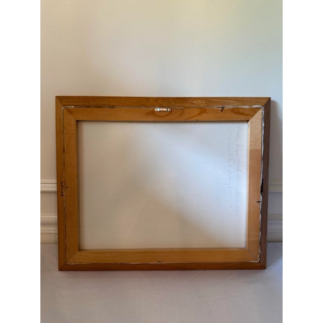 “Marilyn & Mark Fishing” Original Oil Painting by Mellye Hayes, 2000 - Framed Lakeside Scene For Sale - Image 4 of 6