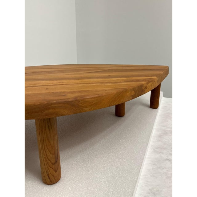 Pierre Chapo Original Wood Coffee Table Mid Century T22c For Sale - Image 12 of 14