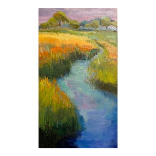 Searching, Original Oil Painting by Julia Lawing For Sale