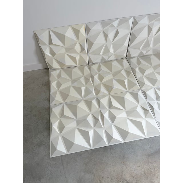 Digital Sculptural Geometric 3d Wall Art Panels, Set of 12 For Sale - Image 7 of 18