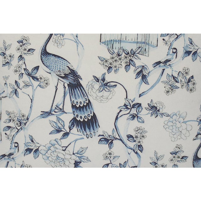 Textile Shabby Chic Printed Velvet Handmade Pillow For Sale - Image 7 of 8