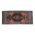 1970s Hand Knotted Turkish Rug Boho-Chic Small Accent Rug Enrty Decor Door Mat 19"x44" For Sale