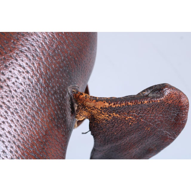 Vintage Leather Elephant attributed to Dimitri Omersa for Abercrombie & Fitch, 1905 For Sale - Image 9 of 18