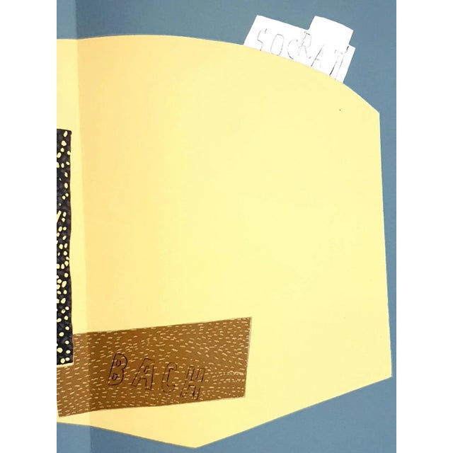 Eduardo Arroyo - Homage to Braque - Original Lithograph 1984 Conditions: excellent Edition: 495 Dimensions: 37,3 x 58 cm...