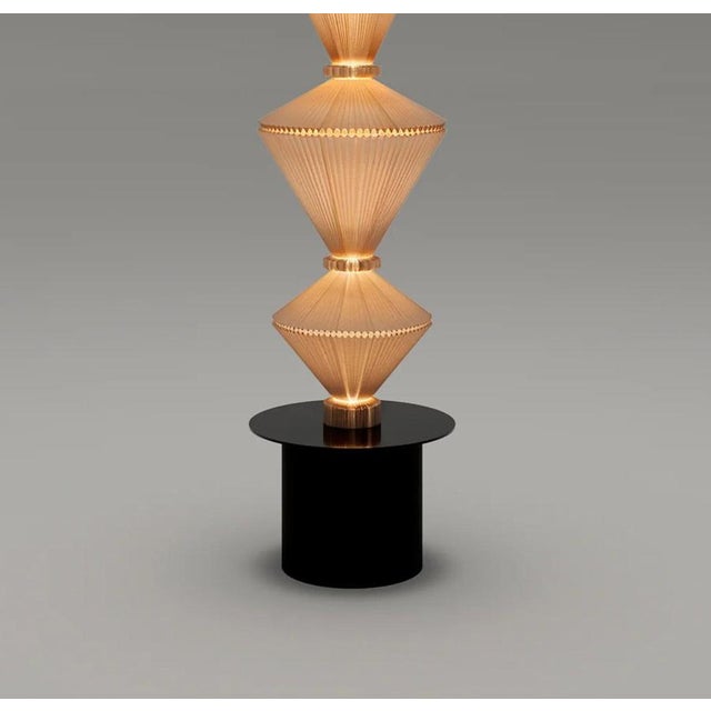 Textile Oïphorique P Pe Floor Lamp by Atelier Oï for Parachilna For Sale - Image 7 of 12