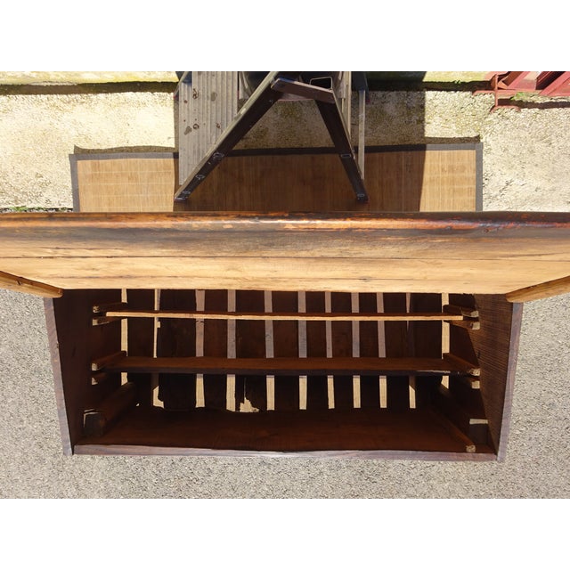 Vintage Brown Oak Dish Drainer For Sale - Image 17 of 18