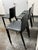 Black Frag for Design Within Reach Bottega Leather Counter Stools, Set of Four For Sale - Image 8 of 12