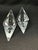 1950s 1950s Pair Baccarat Diamond Crystal Ashtrays For Sale - Image 5 of 8