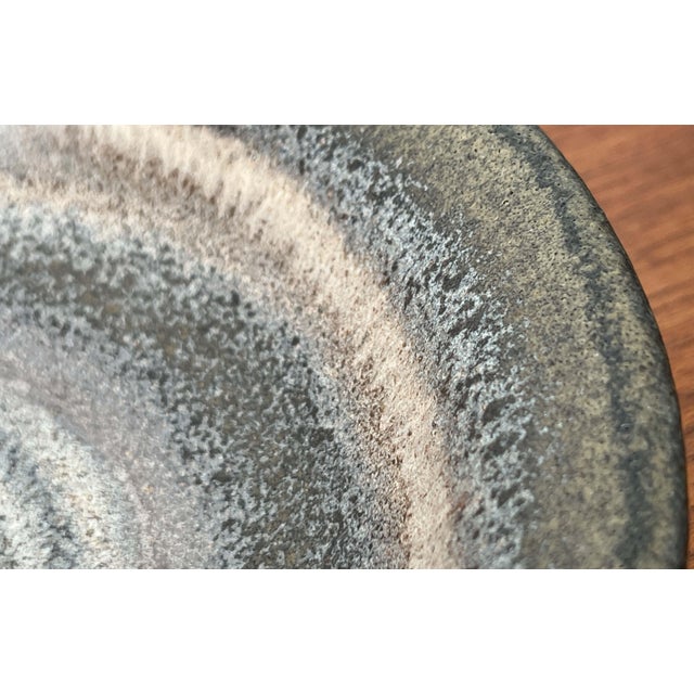 Mid-Century German Pottery Wall Bowl, 1960s For Sale - Image 5 of 11