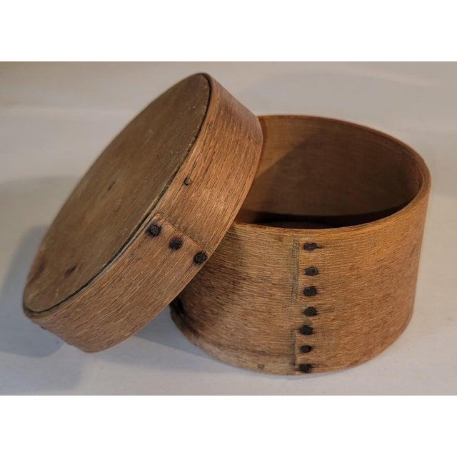 Mid 19th Century Collection of Three Small 19th Century Shaker Pantry Boxes For Sale - Image 5 of 9