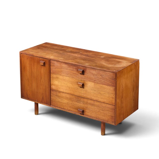 Jens Risom Mid Century Walnut Credenza For Sale - Image 9 of 9