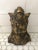 Tribal Gold Leaf Metal Buddha Head For Sale - Image 3 of 11