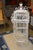 This is a great looking vintage wicker birdcage. Great decorative piece, add a plant! Single door with 2 simple latches....