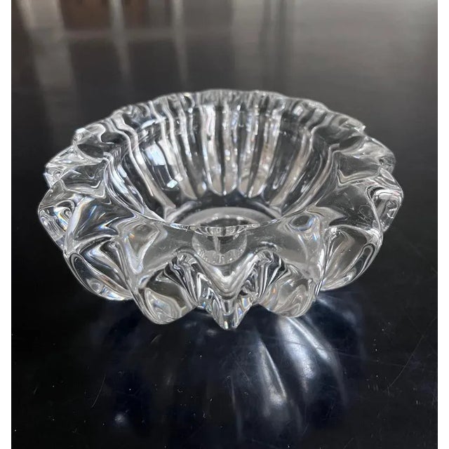 Ashtray or empty crystal pocket from the 1950s, creation Pierre d'Avesn. I have official proof of authenticity such as...