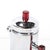 1930s Art Deco Chrome & Red Bakelite Cocktail Shaker For Sale - Image 9 of 12