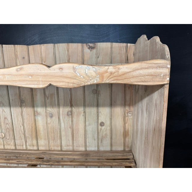 Mid 19th Century French Pine Bakers Rack, 1860 For Sale - Image 5 of 15