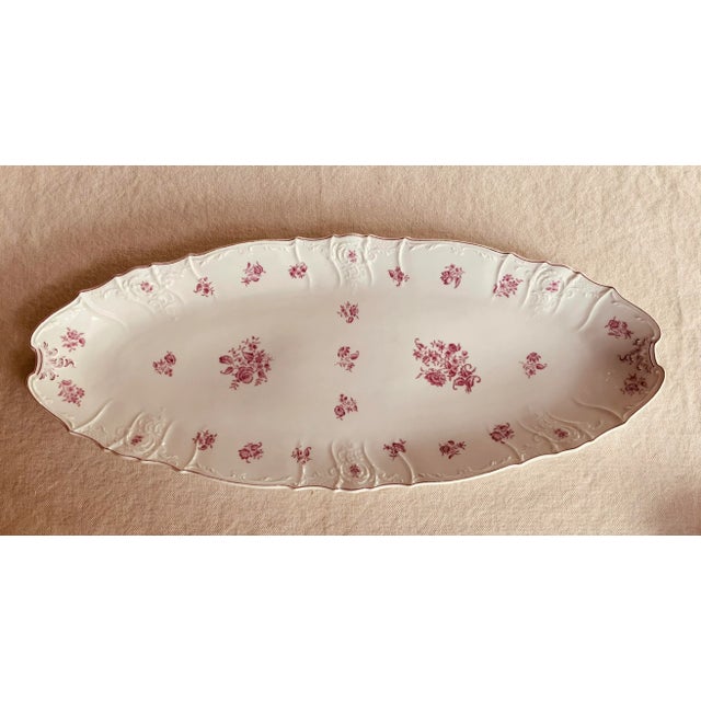 Monumental French Porcelain Fish Platter, C. 1900 - Grand Rococo Louis XV Style For Sale - Image 10 of 12