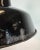 Industrial Black Enamel Factory Lamp with Cast Iron Top from Elektrosvit, 1950s For Sale - Image 9 of 18
