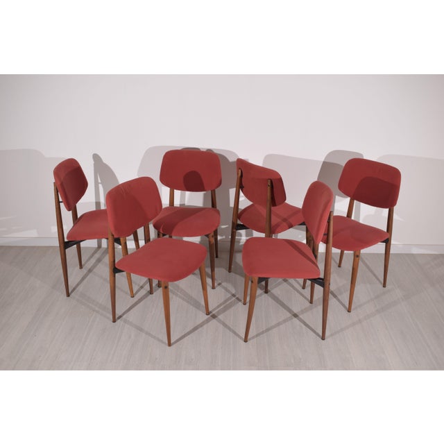 Chairs, Italy, 1960s, Set of 6 For Sale - Image 11 of 13