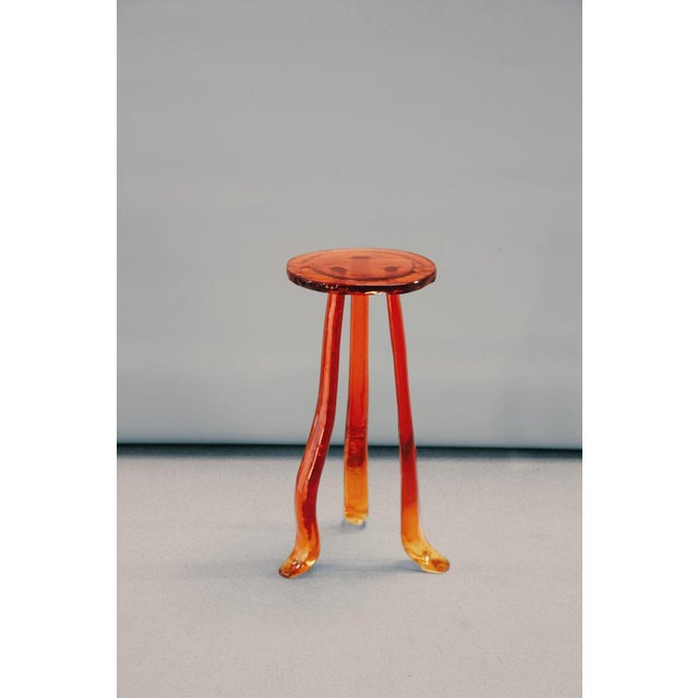 Sunburst Lung 1.0 Side Table in Hand Molded Resin by Szymon Keller For Sale - Image 15 of 18