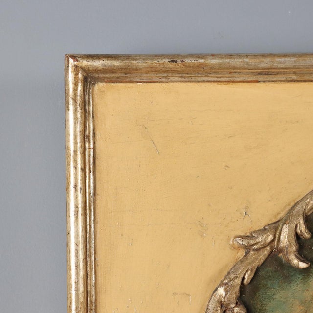 Unknown, Painting Sea and Port View, Oil on Panel For Sale - Image 9 of 12