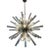 1970s Mid Century Modern Murano Venini Triedi Sputnik Chandelier For Sale