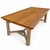 Brown Ralph Lauren Style Rustic Ranch Oak Farm Table Faux Bois Legs - La Lune Collection 98” For Sale - Image 8 of 10