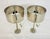 Pair of Nickel-Plated Modern Table Lamps With Matching Metal Shades For Sale - Image 4 of 14