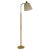 Mid-Century Modern Brass and Brown Leather Floor Lamp from Falkenbergs Belysning, Sweden, 1960s For Sale - Image 18 of 18