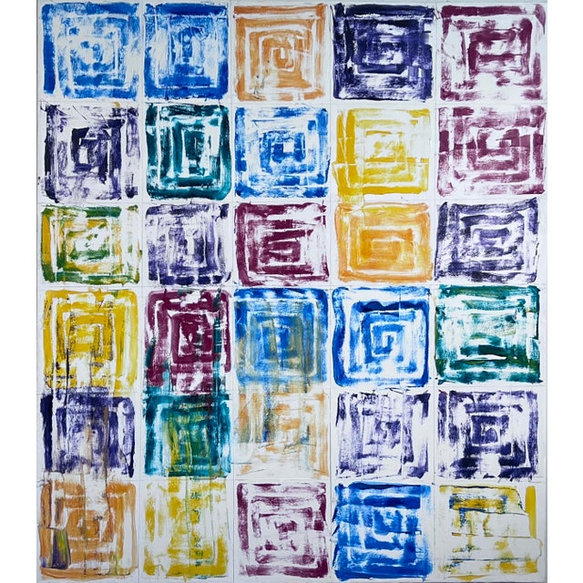 Dana Gordon Contemporary Abstract Oil on Canvas "Memoir" by Dana Gordon For Sale - Image 4 of 4