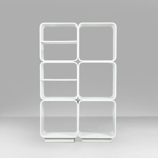 1970s Modular Bookcase by Carlo De Carli for Fiam, 1970 For Sale - Image 5 of 11