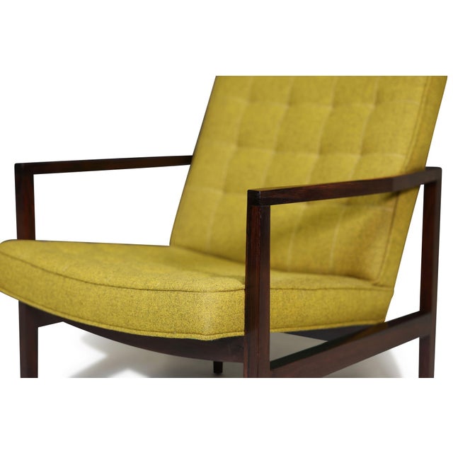 Mid-Century Modern Mid 20th Century Attributed to Martin Eisler & Carlo Hauner Mid-Century Brazilian Rosewood Lounge Chair for Forma, Brazil For Sale - Image 3 of 12