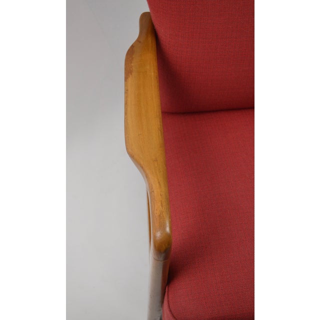 Danish Sofa and Lounge Chair by Søren Hansen for Fritz Hansen, 1940s, Set of 2 For Sale - Image 14 of 18