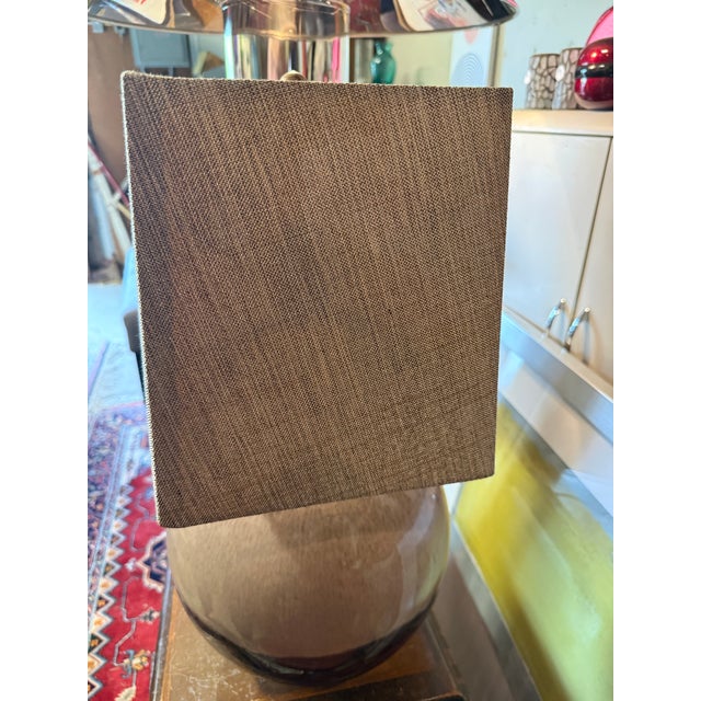 1990s Modern Ceramic Sphere Table Lamp For Sale - Image 11 of 12