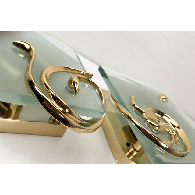 Italian Wall Lights by Fratelli Martini Italy, 1970s, Set of 2 For Sale - Image 12 of 18