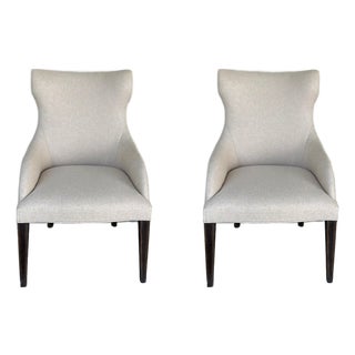 Mid-Century Modern Klismos Highback Chairs / Pair For Sale