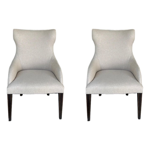 Mid-Century Modern Klismos Highback Chairs / Pair For Sale