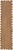 Gold Natural Color Jute Scallop Handmade Bohomian Rug Runner 3'x12' For Sale - Image 8 of 10
