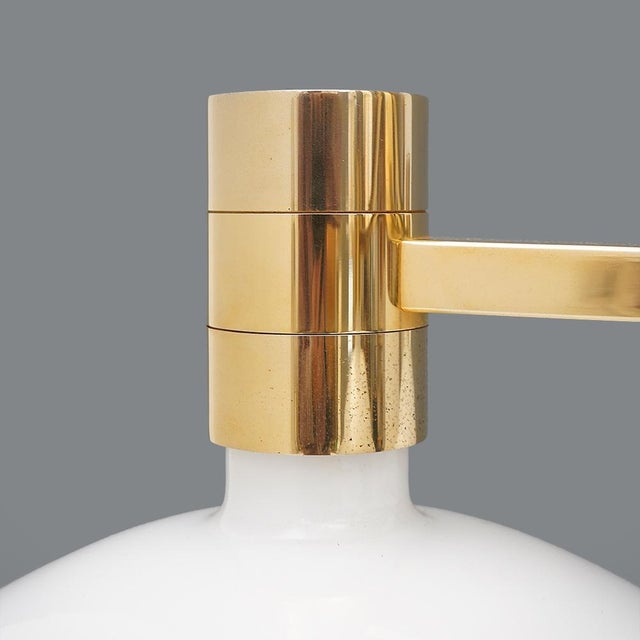 Gold Gold-Plated As/Am Ceiling Light by Franco Albini and Franca Helg for Sirrah, 1970s For Sale - Image 8 of 16