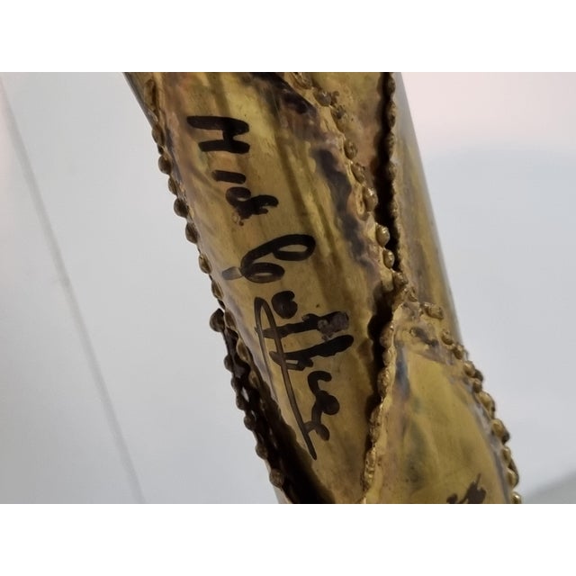 Vintage Palm Table Lamp from Maison Jansen, 1970s For Sale - Image 6 of 13