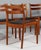 Dining Chairs in Oak and Leather by Poul Volther for FDB, 1970s, Set of 5 For Sale - Image 6 of 8