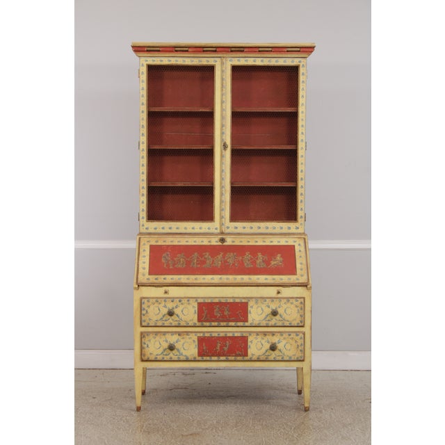 Age: C.1930s Details: 2 Piece Construction Dovetailed Drawer Construction High Quality Construction Decorative Paper Lined...