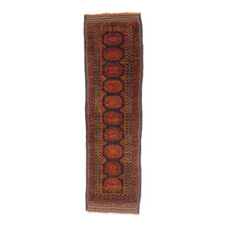 Late 19th Century Persian Kurd Rug, 03'08 X 12'08 For Sale