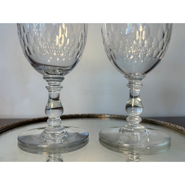 Vintage Water Glasses from Baccarat, 1920s, Set of 2 For Sale - Image 6 of 10