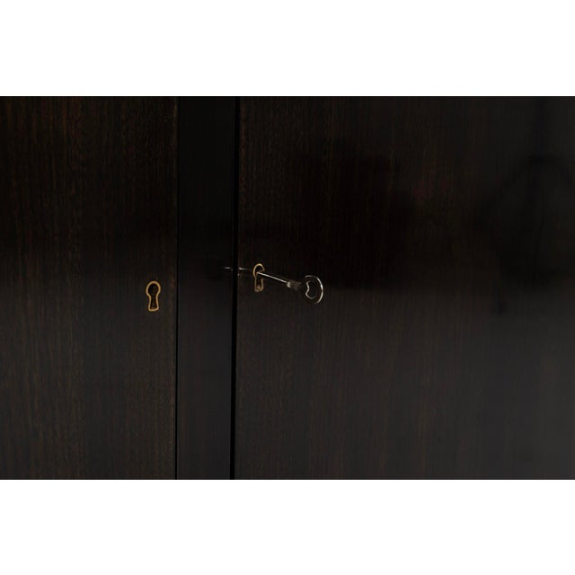 Brown T. H. Robsjohn Gibbings Cabinet for Widdicomb, 1950's For Sale - Image 8 of 12