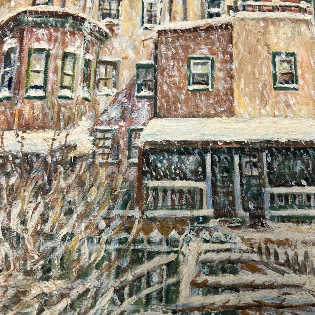 1950’s original impressionist urban scene painting. Signed and dated. Measures 11x14 or 14x17 framed. Check out my shop...
